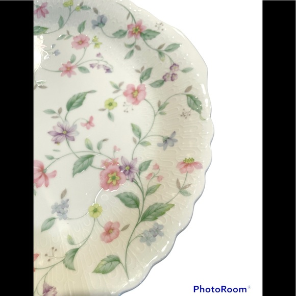 6pcs. Narumi China Party Set, Retro Flower Pattern Plates - Picture 6 of 8